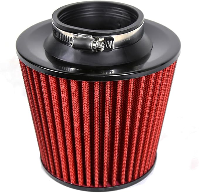 Kyostar Universal RED 3 Inch 76mm Air Intake Cone Filter Replacement Quality Dry Air Filter