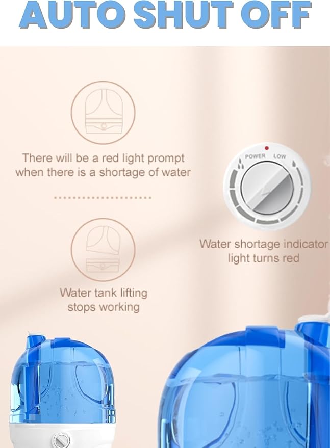 AZEUS Humidifiers, 2.8L Ultrasonic Cool Mist Humidifier for Large Room Babies Office, Quiet Humidifiers with Microporous filters, Lasts up to 50 Hours, Auto Shut-Off (BPA-Free)