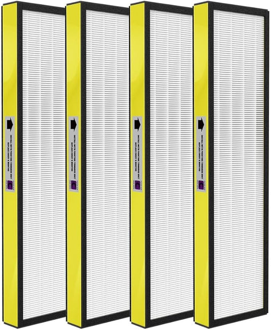 4-Pack True FLT5000 FLT5250PT FLT5111 Replacement Filter C, Compatible with G-Guardian Purifier AC5000, AC5000E, AC5250PT, AC5350B, AC5350BCA, AC5350W, AC5300B, CDAP5500B, AP2800CA