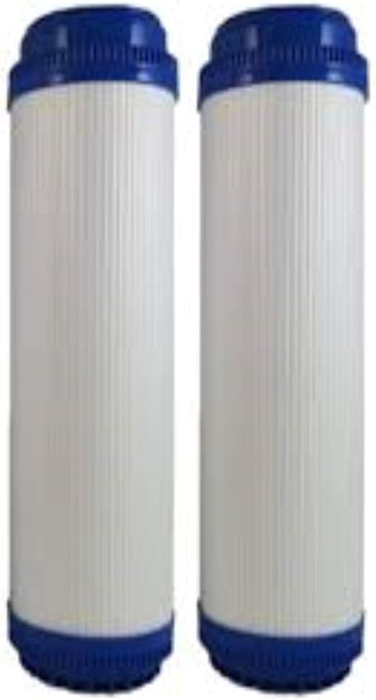 CFS – 2 Pack Granular Activated Carbon Water Filter Cartridges Compatible with Hydro Life 52412, C-2063 Models – Removes Bad Taste & Odor – Whole House Replacement Filter Cartridge