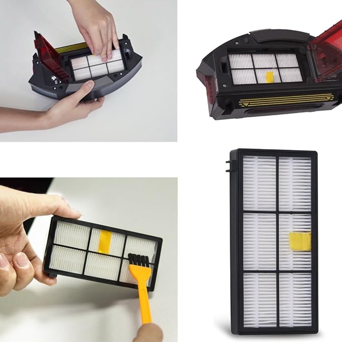 Replacement for iRobot Roomba Filters 960 981,15 Packs 800 and 900 Series Hepa Filters for Roomba 960 980 870 880 960 877 871 880 890 891 805 Robotic Vacuum Parts