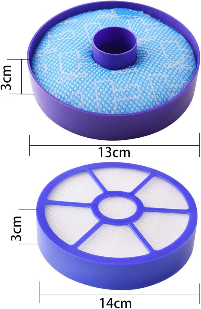 Set of HEPA Pre Motor and Post Motor Filter Replacement for DC33 Upright Vacuum Part 919563-02 921616-01