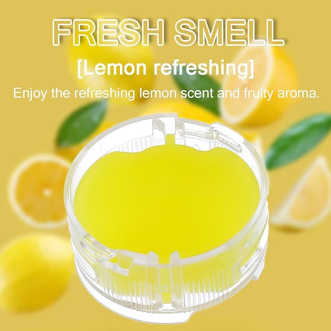 Odor Neutralizer Cartridge Replacement for Shark AZ3000 AZ3002 HZ3000 HZ3002 HZ702 IZ862H IZ562H ZD550 ZU102 LA702 Odor Elimination Replacement 1541FC3000(Pack of 4pcs,Lemon)