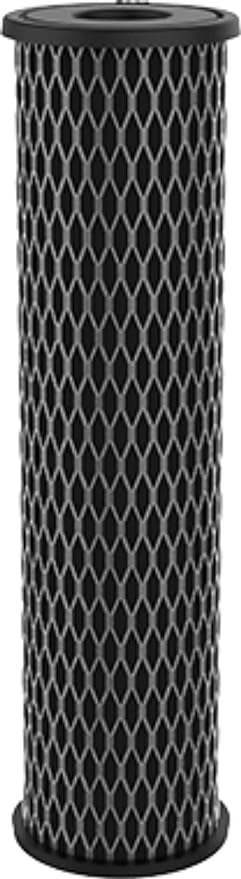 Pentair OMNIFilter TO1 Carbon Water Filter, 10-Inch, Standard Whole House Carbon Wrap Sediment and Taste & Odor Replacement Filter Cartridge, 10" x 2.5", 5 Micron, Pack of 2