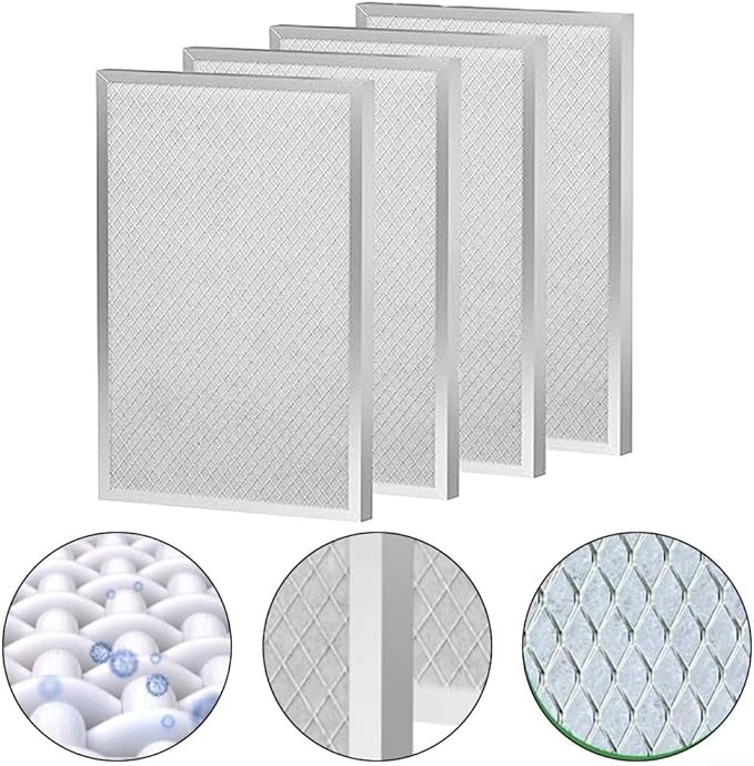 Aluminum Dehumidifier Filter Replacement Set For AlorAir HD55 For HDi65 Basement Models, Replacement Silver Screens, For Protecting Internal Components