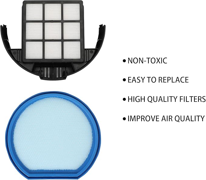 Vacuum Filter Kits Compatible with Hoover T-Series WindTunnel Bagless Upright Filter- Compare to Part Parts 303173001 and 303172001,2 Packs