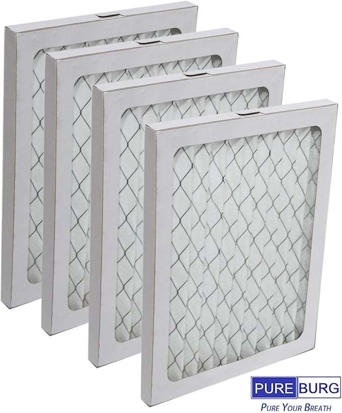 PUREBURG Replacement Filter Compatible with Honeywell TrueDRY DH65 DR65 Dehumidifier, Replace Part 50049537-002/U & 50049537-005,4-Pack MERV 11
