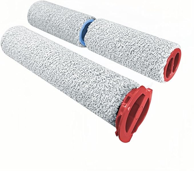 Brush Roller and Filters Replacement Parts for Roborock Dyad Pro/Dyad Pro Combo / A10 Plus Cordless Wet Dry Vacuum Cleaner, 1 Set Main Brush Rolls 4 HEPA Filters Accessories Kit