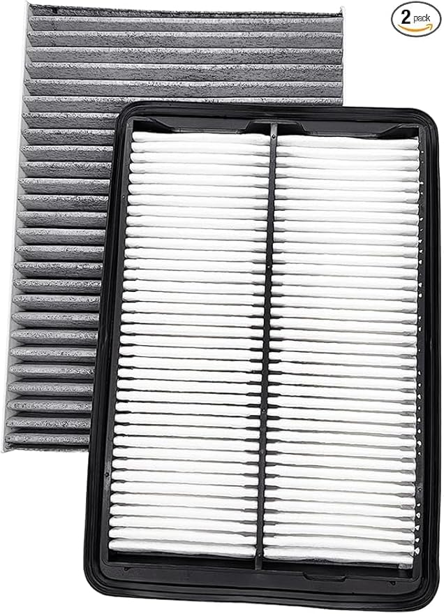 JTBU854-858 Engine & Cabin Air Filter for Rogue Sport (2017-2022),Qashqai (2017-2022),Rogue (2014-2020)
