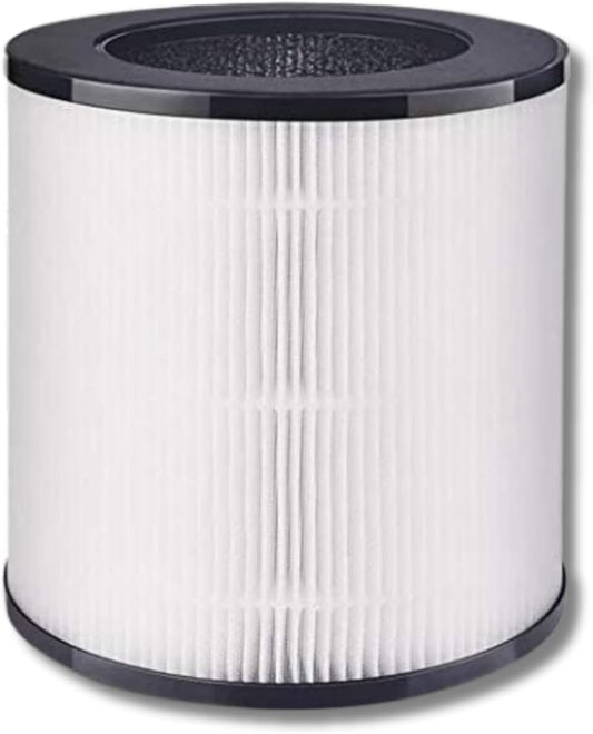 MEGAWISE True HEPA Replacement Filter for Air Purifier EPI235A (2022 Updated Version) with 3-Stage Filtration and Activated Carbon, 1 Pack