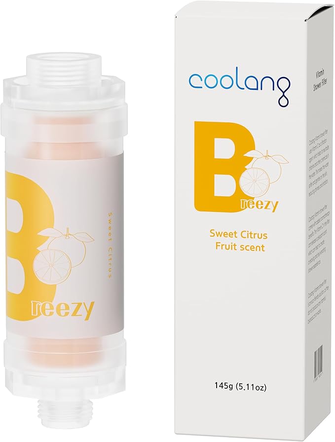 Universal Vita C Shower Filter: Unveil Radiant Skin & Hair with K-Beauty Secrets (Breezy-Sweet Citrus)
