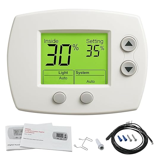 H6062A1000 Digital Humidistat/Dehumidistat Compatible with Honeywell H6062A1000 HumidiPro, Smart LCD Display Digital Humidity Control for Home and Indoor Use, OEM Quality Replacement H6062A1000/U