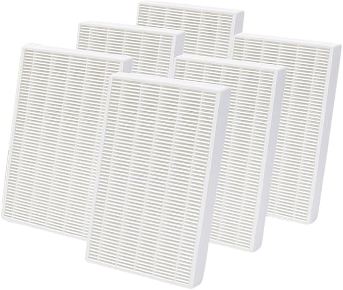 Nispira HPA300 HPA200 Filter R Replacement for Honeywell Air Purifier InSight HPA5300 HPA100 HPA090 HPA250 HPA200 HPA5300 True HEPA HRF-R1 HRF-R2 HRF-R3. 6 Packs