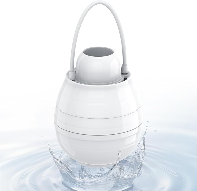 Bath Water Filter for Tub Faucet with Overflow, 10-Layer Filtration, 7500 Gallons, Removes Chlorine, Hard Water Softener, Vitamin C, Skin & Hair Care