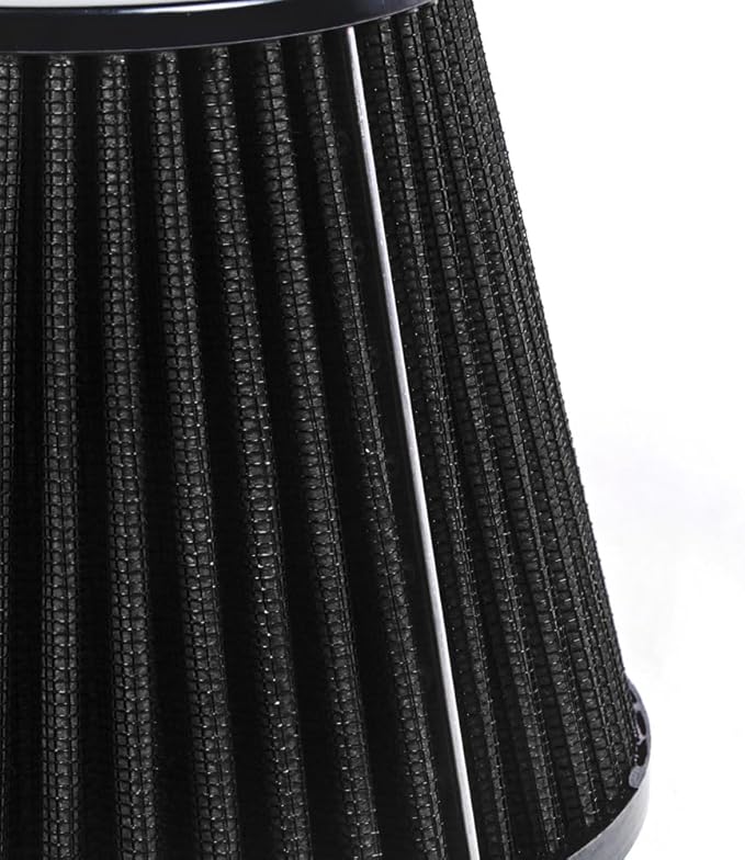 Kyostar 6" 152mm High Flow Inlet Cold Air Intake Cone Replacement Dry Air Filter Black