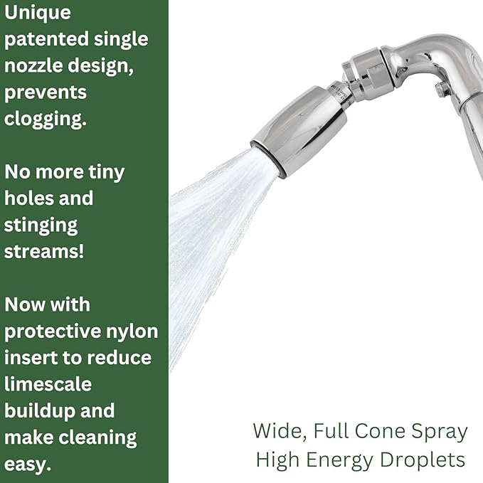 High Sierra® Solid Metal Handheld Shower Head, Lead-Free, with Built-In Trickle Valve. Shower Hose and Holder Not Included. Low Flow 1.25 GPM. Oil Rubbed Bronze