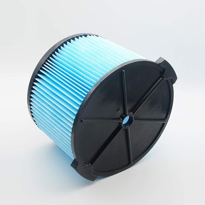 EZ SPARES Replacement for Ridgid VF3500,Wet Dry Shop Vac Filter Hepa,3-Layer Filter for Ridgid WD3050 WD4070 WD4522 Attachment,Fine Dust and Dirt,(Degerming Blue)