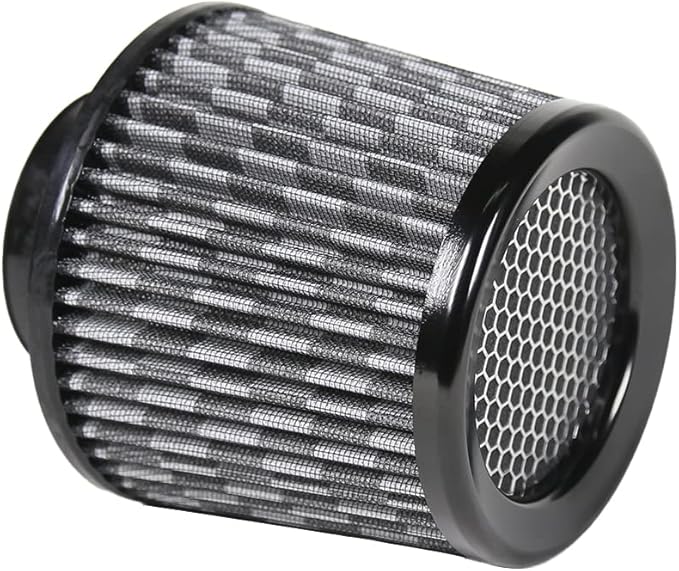 Kyostar Universal Carbon Fiber Pattern 3 Inch 76mm Air Intake Cone Filter Replacement Quality Dry Air Filter