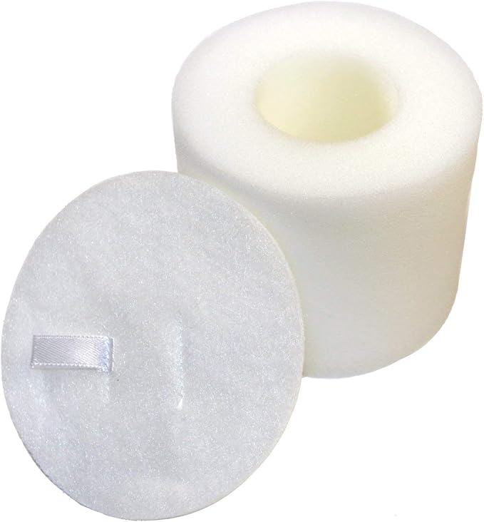 HQRP 2-pack Filter Kit compatible with Shark APEX AX950 AX951 AX952 AZ1000 AZ1000W AZ1002 AZ1002BRN AZ1501 ZU881 DuoClean Powered Lift-Away Vacuum, XFF650 Replacement