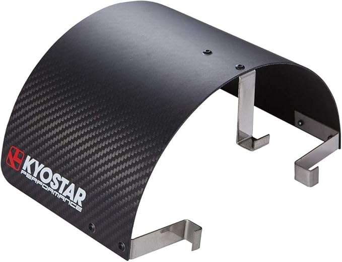 Kyostar 100% Real Carbon fiber Air Filter Heat Shield Cover Universal Air Intake Filter Cover for 2.5-3.5" Cone Filter