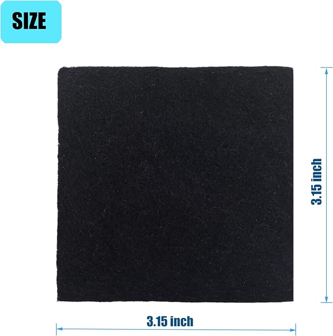 12 Pack Replacement Odor Absorbing Filter Refills for SIMPLI-MAGIC Trash Can, Activated Charcoal Deodorizer Compatible with SIMPLI-MAGIC Garbage Bins with Built in Odor Filter Compartment