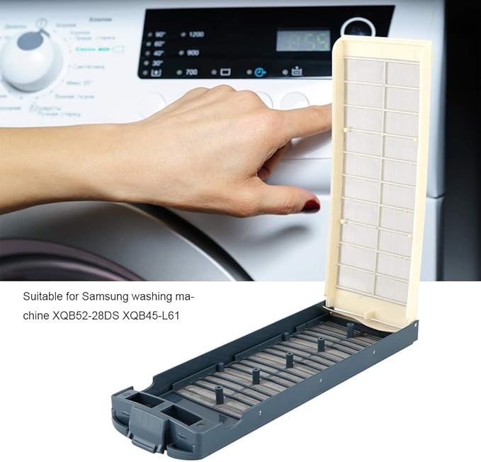 2 pcs Plastic Trap for Washing Machine Washer Washing Machine Laundry Filter Box Replacement Lint Filter Parts Fine Mesh Genuine for Samsung XQB52-28DS XQB45-L61