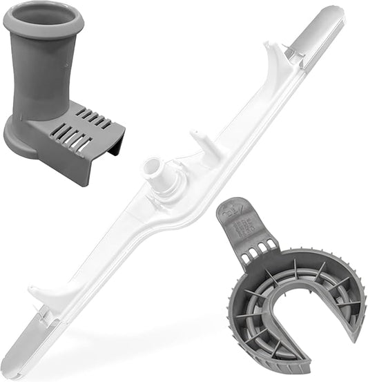 154568001 Dishwasher Lower Spray Arm Kit Includes 5304518968 Support & 5304506518 Filter Replacement for Frigidaire Kenmore Dishwasher Replaces 154414101 154250901 154568002 AP3958746 PS1524955