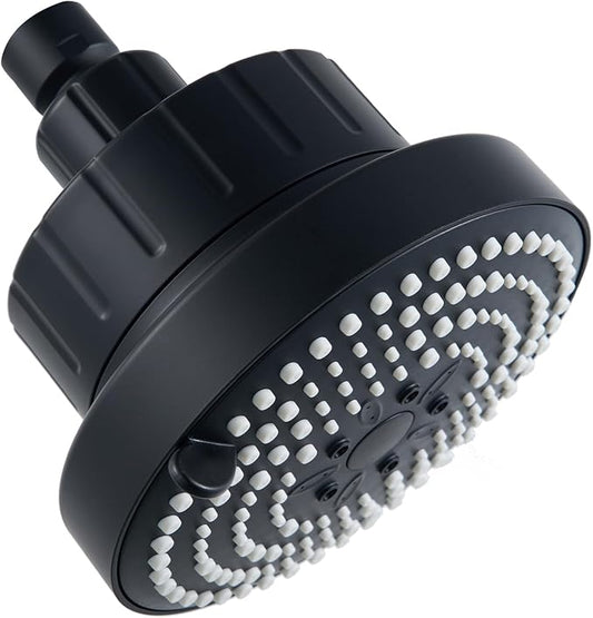 OFFO Filtered Shower Head, 20 Stage Shower Filter Head for Hard Water, 6 Modes High Pressure Shower Head with Filter for Remove Chlorine and Harmful, Matte Black