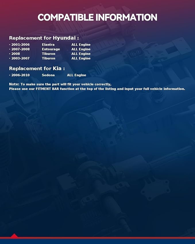 KAX Premiun Cabin Air Filter CF10329 Replacement for Hyundai Elantra 2001-2006, Tiburon 2003-2008, Entourage 2007-2008, Kia Sedona 2006-2010, Strong Adsorption w/Upgraded Activated Carbon