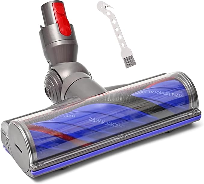 Quick-Release Replacement Vacuum Head for Dyson V7,V8, Cyclone V10,V11,V15 Cordless Vacuum Cleaner, Upgrade Anti-Tangle Replacement Vacuum Head, Quick Release Motor-Head Brush Roller