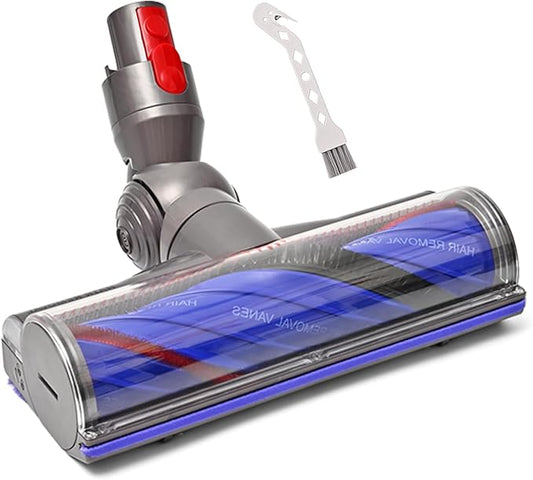 Quick-Release Replacement Vacuum Head for Dyson V7,V8, Cyclone V10,V11,V15 Cordless Vacuum Cleaner, Upgrade Anti-Tangle Replacement Vacuum Head, Quick Release Motor-Head Brush Roller