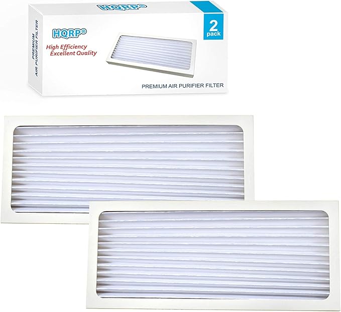 HQRP Filter Set compatible with Hamilton Beach 04383 04384 04385 04386 TrueAir Purifiers, 2 HEPA-grade Filters plus 6 Carbon Filters