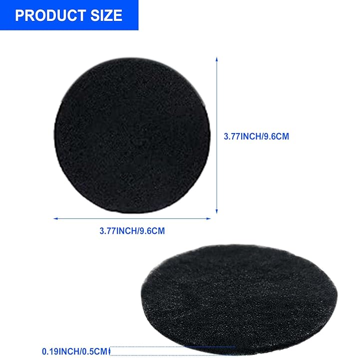 VideoPUP Replacement 10Packs Sponges Filters Compatible with Neakasa Neabot P1 Pro Pet Grooming Kit & Vacuum Cleaner