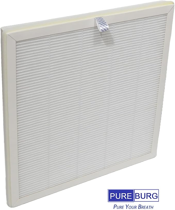 PUREBURG Replacement True HEPA Filter Compatible with LAMPICK Cleaner-A6 Air Purifier,2-Pack H13 4-Stage Filtration Activated Carbon