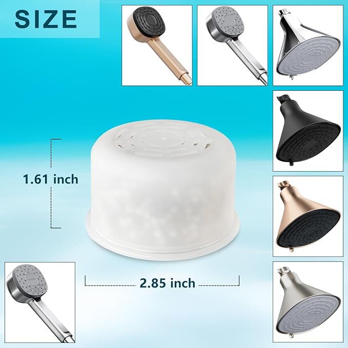 Multi-Stage Shower Filter Replacement Compatible with CANOPY Filtered Shower Head And Handheld Shower Head, 3 Pack