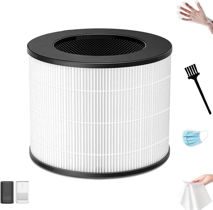 Premium Model 14 True HEPA Replacement Filter for MA Series 14/14W/14B Air Purifier - 3-in-1 System with Pre-Filter, Activated Carbon & 1-Pack HEPA + Cleaning Brush