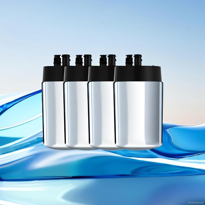 4 Pack Faucets Filters Cartridge，Replacement for Brita® Faucet Filter,Water Filter Compatible with Brita® Faucet Filtration Systems- Chrome