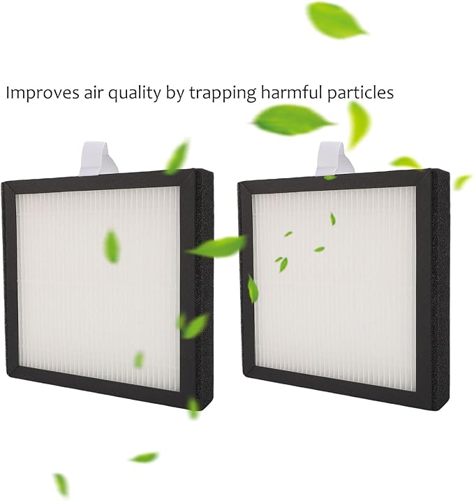Jiawu Air Purifier Replacement Filter, 2 Pack Filter, Efficient Filtration Systems for Tenerg Sorbi DH02 Honat Air Purifier & Dehumidifier