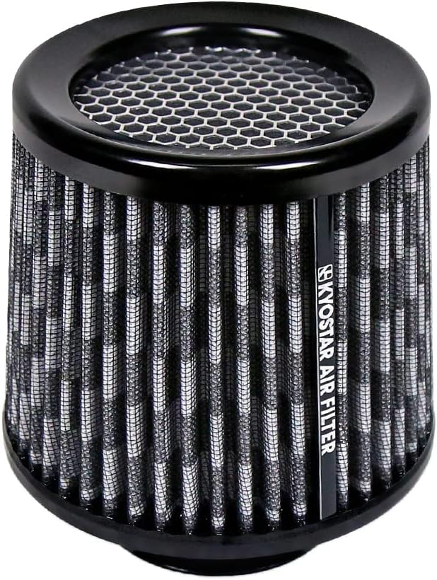 Kyostar Universal Carbon Fiber Pattern 3 Inch 76mm Air Intake Cone Filter Replacement Quality Dry Air Filter