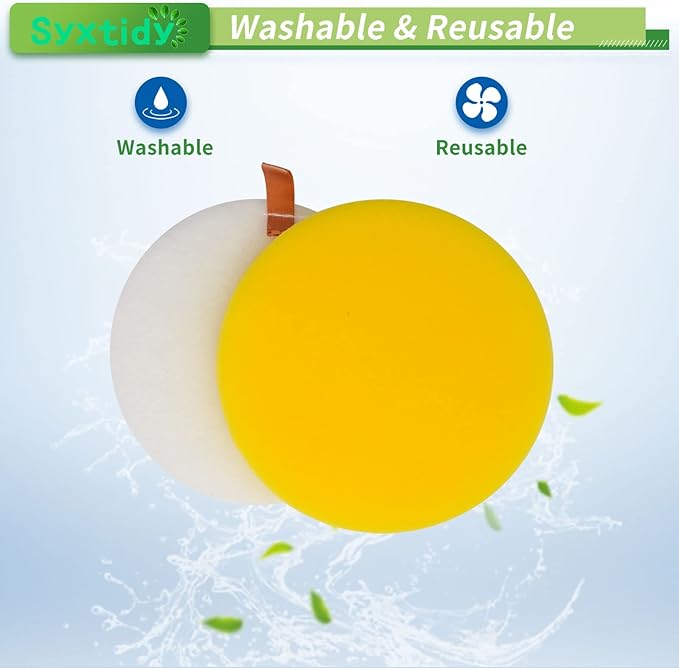 2Pack 16871 16881 Filters for Bissell Pet Hair Eraser Febreze Upright Vacuum Cleaners Replacements Model 1650 Series, 1650A, 1650C, Part 1608861, 1608860