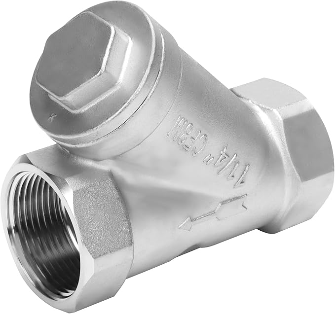 1-1/4 Inch Wye Strainer 100 Mesh Screen Filter Valve - 800 WOG SUS316 CF8M