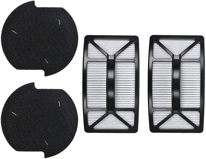 KEEPOW Filter Replacement Kit Compatible with Bissell Powerlifter PowerTrak Pet Vacuum, 2 Pre Motor Filters 1604127 and 2 Post Motor Pleated Filters 1604130