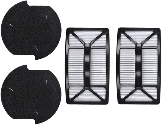 KEEPOW Filter Replacement Kit Compatible with Bissell Powerlifter PowerTrak Pet Vacuum, 2 Pre Motor Filters 1604127 and 2 Post Motor Pleated Filters 1604130