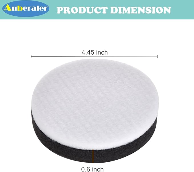 6Pack Auberaler Filters Compatible with EUREKA NEU100 NEU102 NEU10AE2 NEU10AE4 NEU10AE5 BDLCE101 BDLCE101C Airspeed Upright Vacuum Cleaner,Compare to E0106