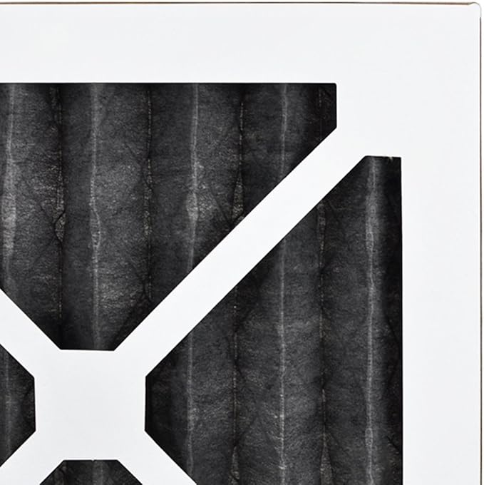 14x20x1 Air Filter AIRx ODOR MERV 8 Carbon Pleated Air Filter - Made in the USA - Box of 6