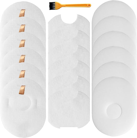 6 Pack Filters Replacement Set for Shark Rocket CS100, CS110, HV290, HV292, HV300, HV300C, HV300W, HV300WC, HV301, HV301C, HV301Q, HV302, HV302Q, HV303, HV305, HV307QB, HV308Q, HV310, UV450