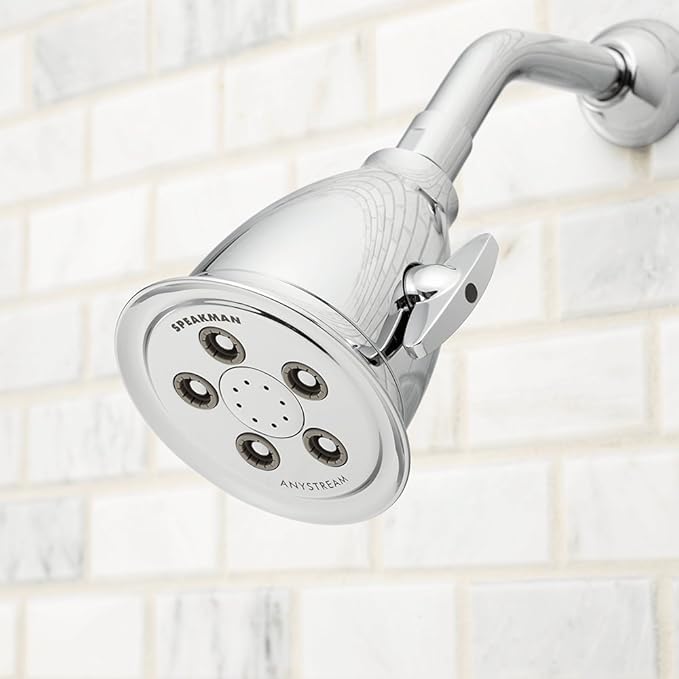 Speakman, Polished Chrome S-2005-HB-E2 Hotel Anystream 2.0 GPM Adjustable Shower Head