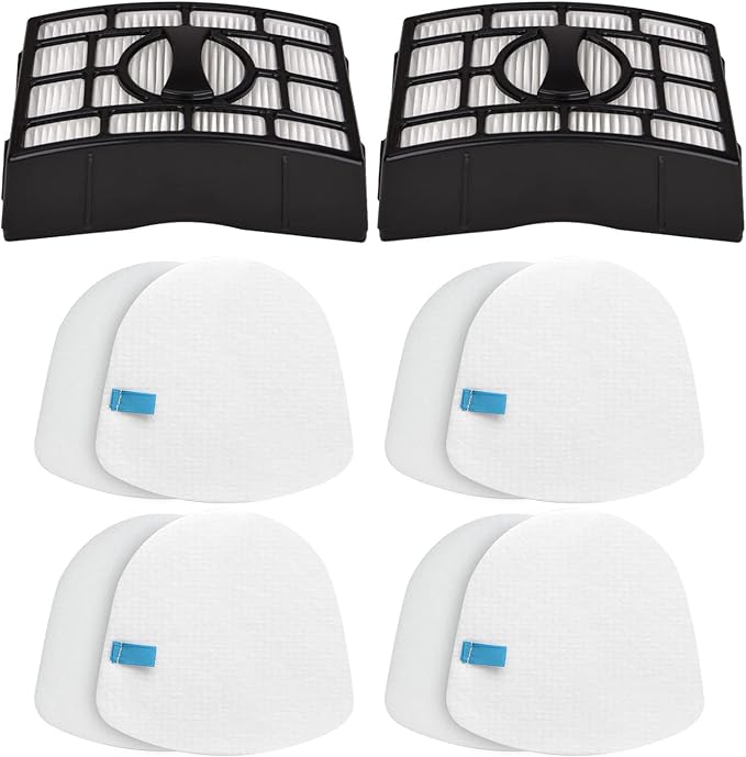 Replacement for Shark Navigator ZU560, ZU561, ZD201, ZU562, ZU572, UV650，ZU560C Filter，Zero-M Lift-Away Speed Upright Vacuum Part XFFK560, XHEPA560，4 Foams and 4 Felt Filters and 2 Filter