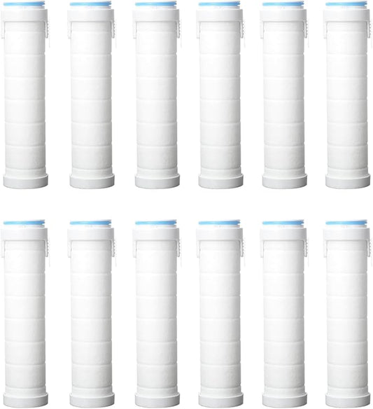 High Pressure Handheld Shower Head High Pressure Shower Heads- High Flow Even with Low Water Pressure - Hand Held Showerhead Set with 59″Replacement Hose/Bracket and Cotton Filters (White 2)