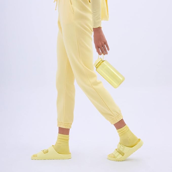 Nalgene Leak Proof Tritan BPA-Free Water Bottle - 32 oz Wide Mouth - Made in the USA for Outdoor Use & Daily Hydration (Butter)